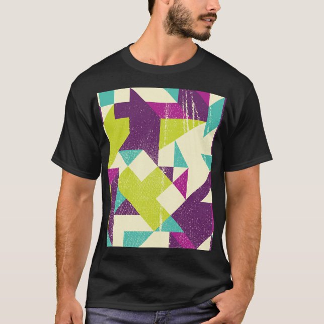 Decorative Letters: Hand-Drawn Pattern T-Shirt (Front)
