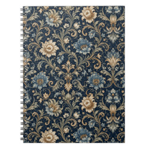 Decorative Luxury Floral Ornamentation Notebook