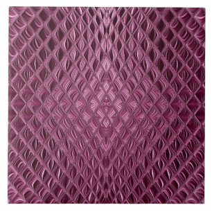 Decorative Magenta Ceramic Tile