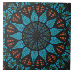 Decorative Mandala Ceramic Tile