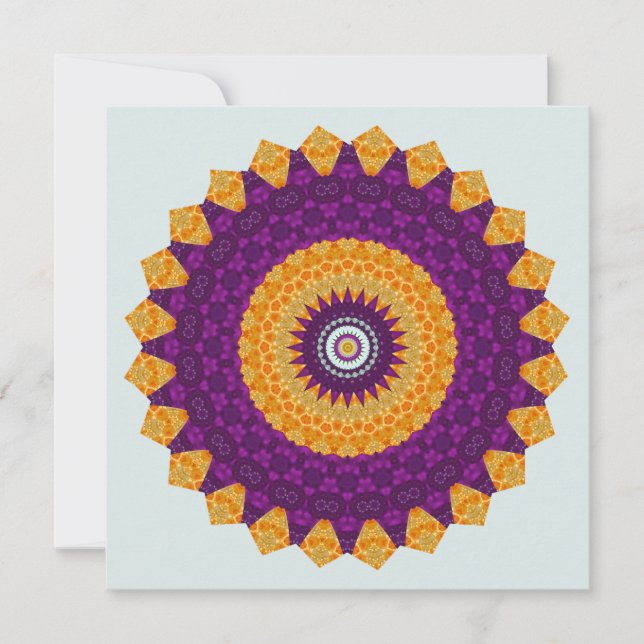  Decorative Mandala  Invitation (Front)