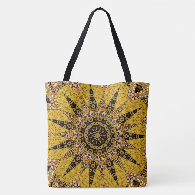  Decorative Mandala Tote Bag (Back)