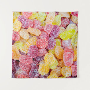 Decorative marmalade candy yellow and orange jelly tapestry