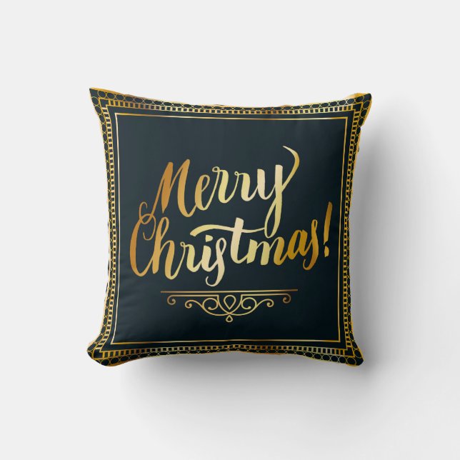 Decorative Merry Christmas Cushion (Front)