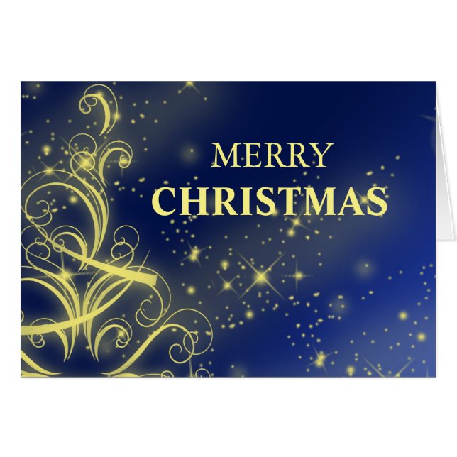 Decorative Merry Christmas Happy Holiday (Front Horizontal)