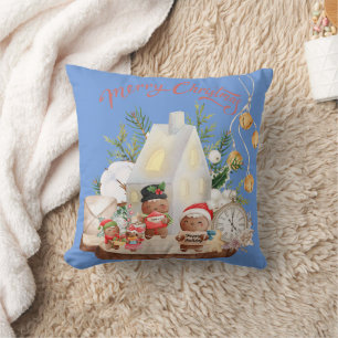 Decorative Merry Christmas Santa Cushion