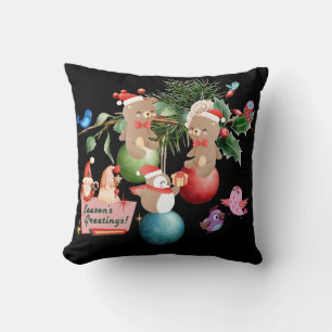 Decorative Merry Christmas Santa Cushion