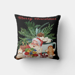 Decorative Merry Christmas Santa Cushion