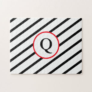 Decorative Monogram Jigsaw Puzzle