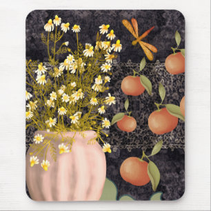 Decorative Moody Floral Mouse Pad