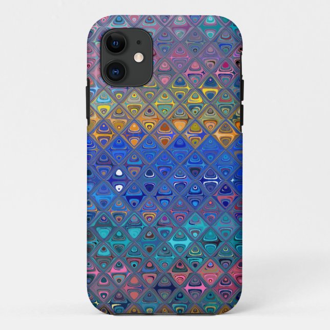 Decorative Mosaic Tiles Pattern Case-Mate iPhone Case (Back)