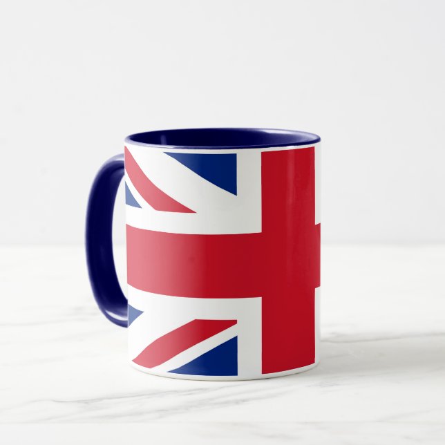 Decorative Mug with the Flag of England (Front Left)
