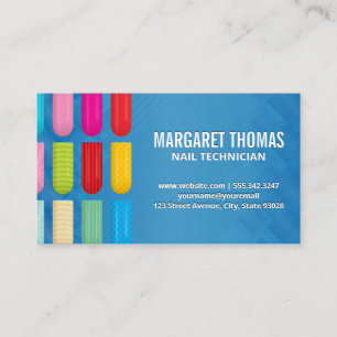 Decorative Nails   Womens Beauty Pedicure Business Card
