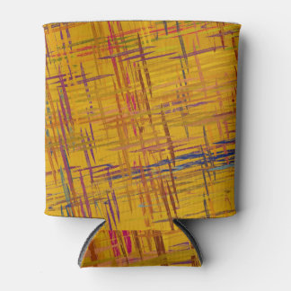 Decorative Oil Painting: Dynamic Art Can Cooler