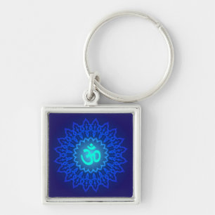 Decorative Om Design Key Ring