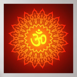 Decorative Om Design Poster