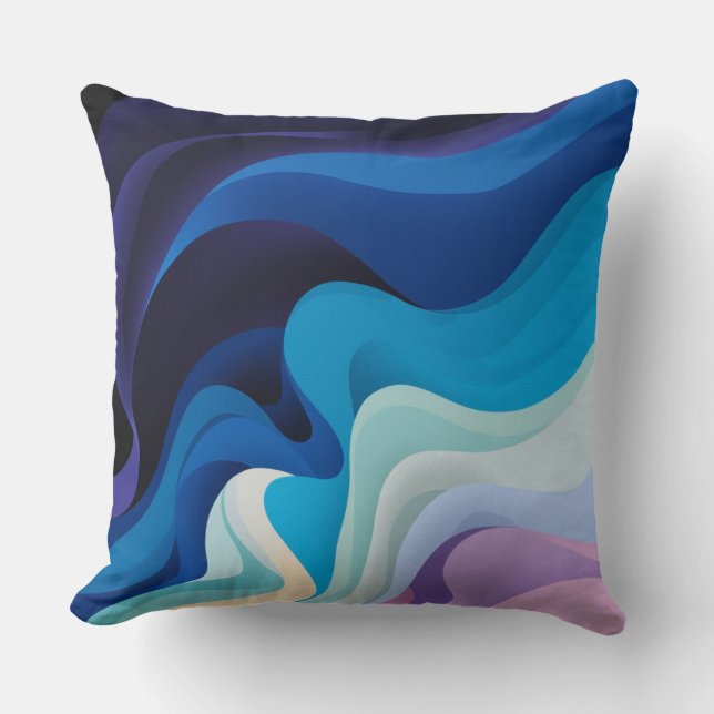 Decorative Ombre Effect  Cushion (Front)