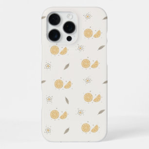 Decorative Orange Slice Print iPhone 16 Pro Max Case