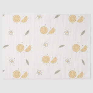Decorative Orange Slice Print Tissue Paper