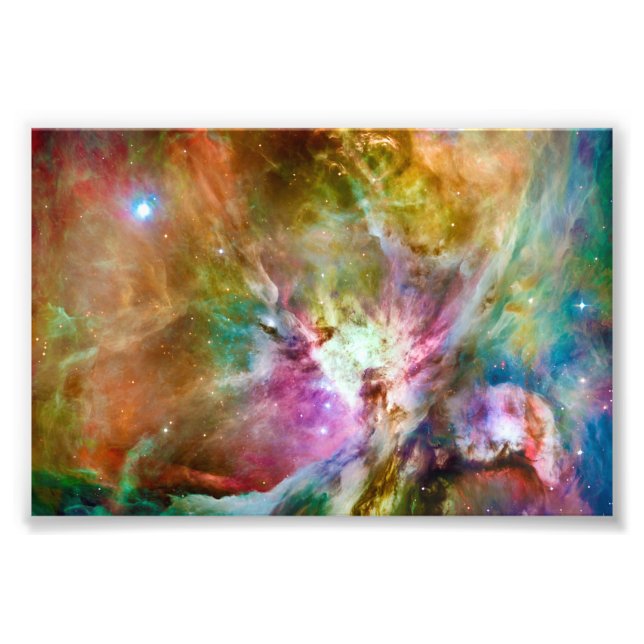 Decorative Orion Nebula Galaxy Space Photo (Front)