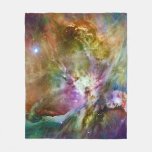 Decorative Orion Nebula Galaxy Space Photo Fleece Blanket
