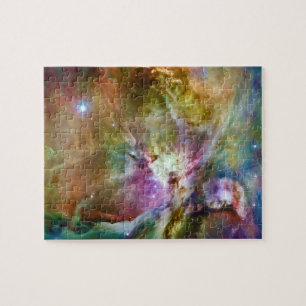 Decorative Orion Nebula Galaxy Space Photo Jigsaw Puzzle