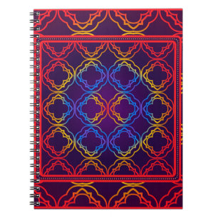 Decorative Ornament With Geometric Decoration. Sym Notebook