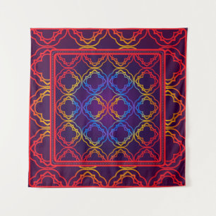 Decorative Ornament With Geometric Decoration. Sym Tapestry