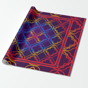 Decorative Ornament With Geometric Decoration. Sym Wrapping Paper