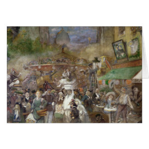 Decorative panel depicting Paris