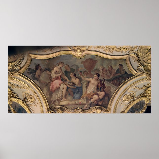 Decorative panel from the Oval Salon Poster (Front)