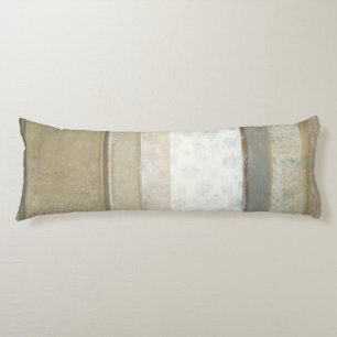 Decorative Panel Painting in Neutral Colours Body Cushion