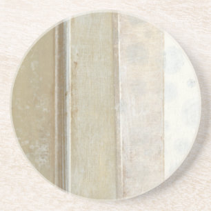 Decorative Panel Painting in Neutral Colours Coaster