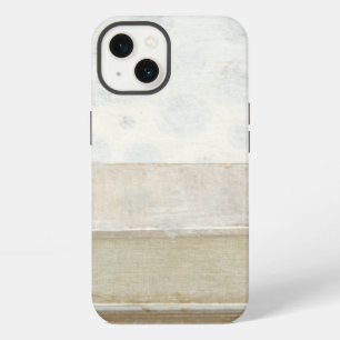 Decorative Panel Painting in Neutral Colours iPhone Case