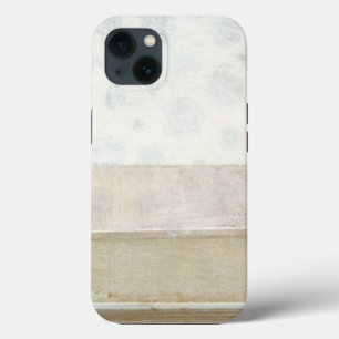 Decorative Panel Painting in Neutral Colours iPhone Case