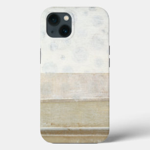 Decorative Panel Painting in Neutral Colours iPhone Case