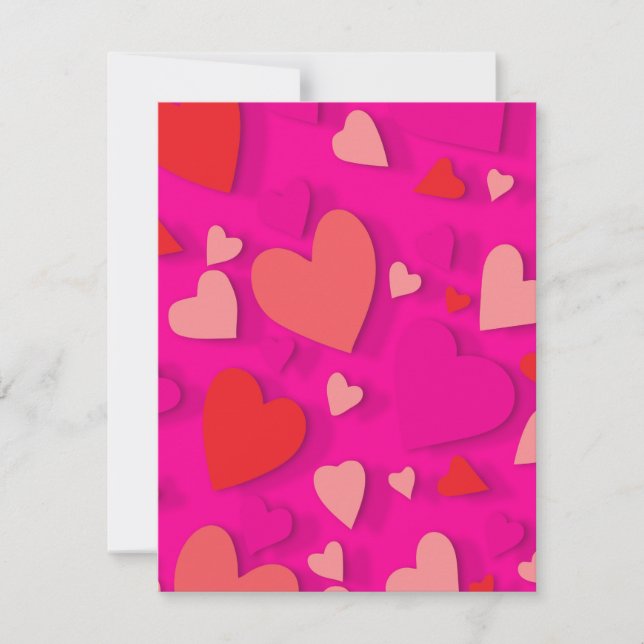 Decorative paper heart 2 card (Front)