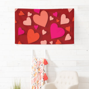 Decorative paper heart 6 banner