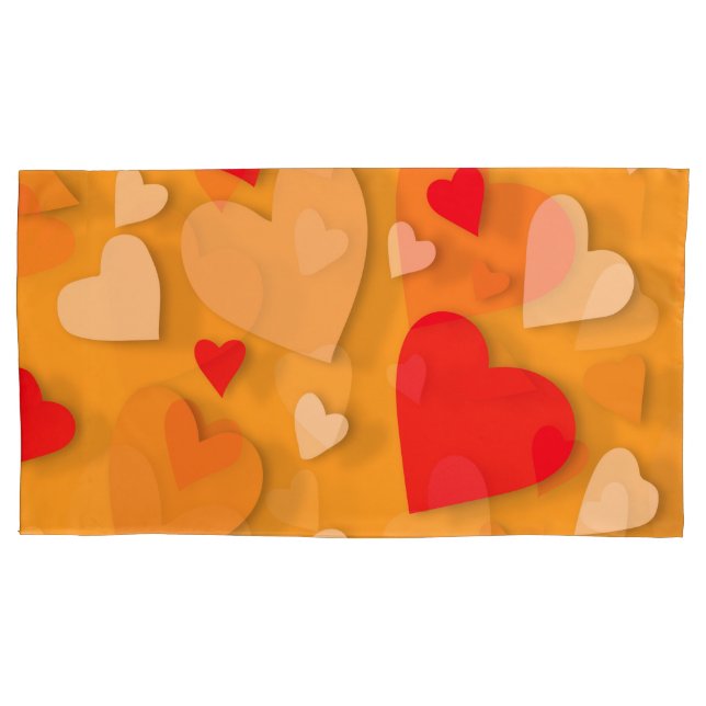 Decorative paper heart 7 pillowcase (Front)