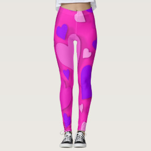 Decorative paper heart 8 leggings
