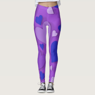 Decorative paper heart 9 leggings