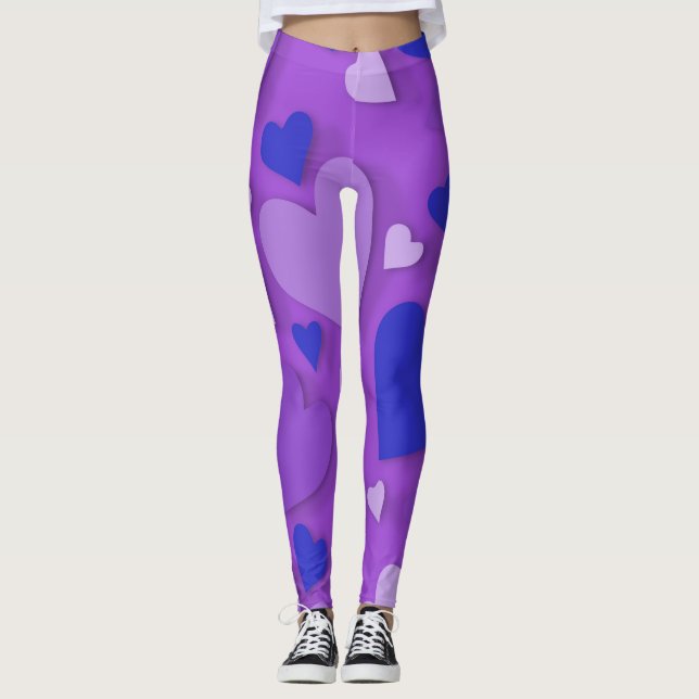 Decorative paper heart 9 leggings (Front)