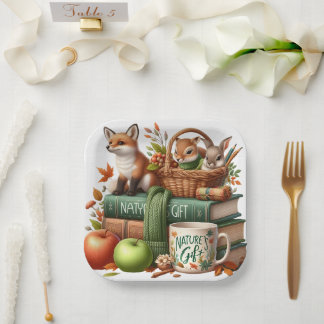 Decorative Paper Plate Autumn Theme