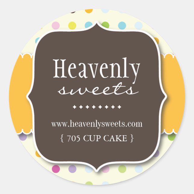 Decorative Pastry Chef Stickers (Front)