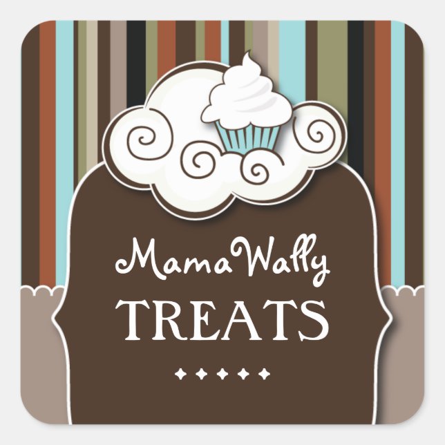 Decorative Pastry Chef Stickers (Front)