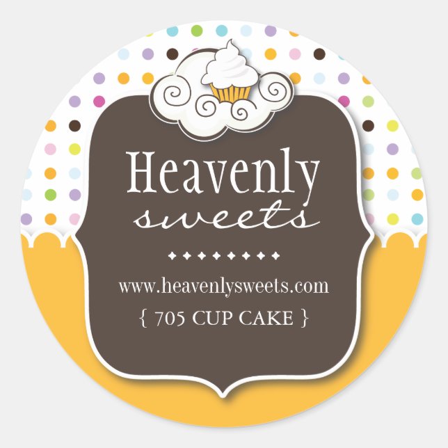 Decorative Pastry Chef Stickers (Front)