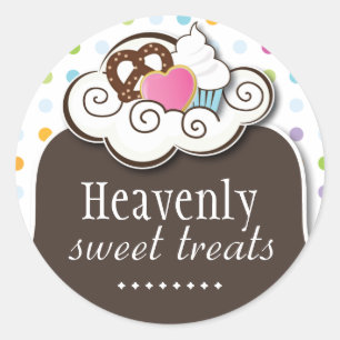 Decorative Pastry Chef Stickers - 1.5"