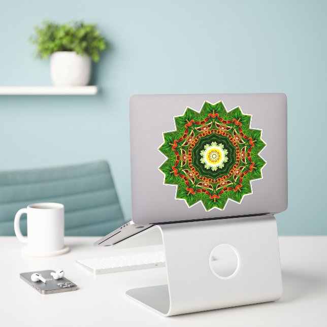 Decorative pattern, festive design, (Laptop On Desk)