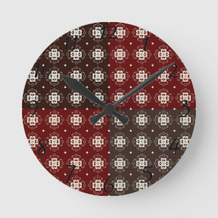 Decorative Pattern Round Clock