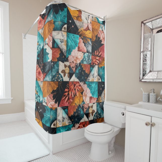 Decorative Pattern  Shower Curtain (In Situ)
